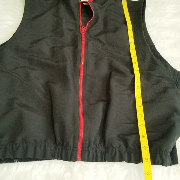 LS4 nylon mesh black zippered women's vest. L - Picture 8 of 8
